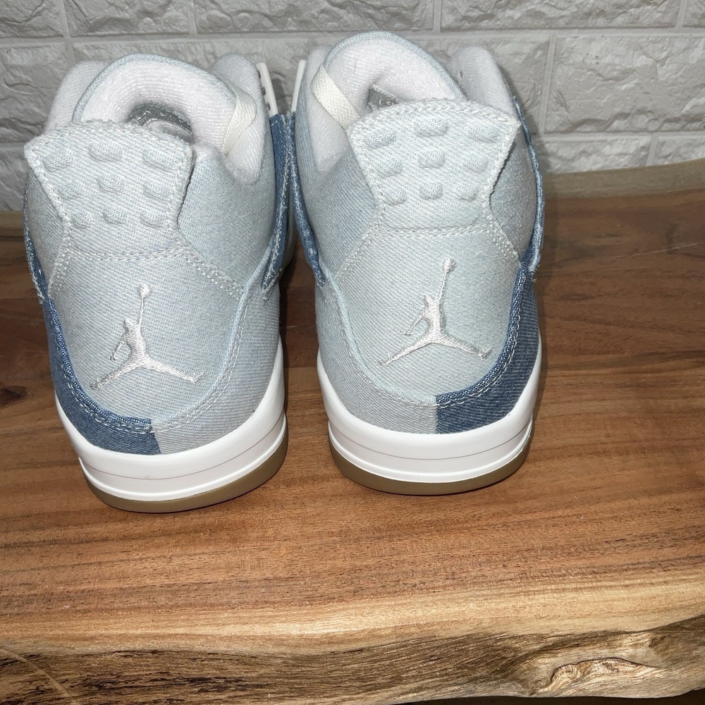 Nike Air Jordan 4 Denim Worn Blue IB6716-100 Size 11w /9.5m Gum Sole - Picture 3 of 6
